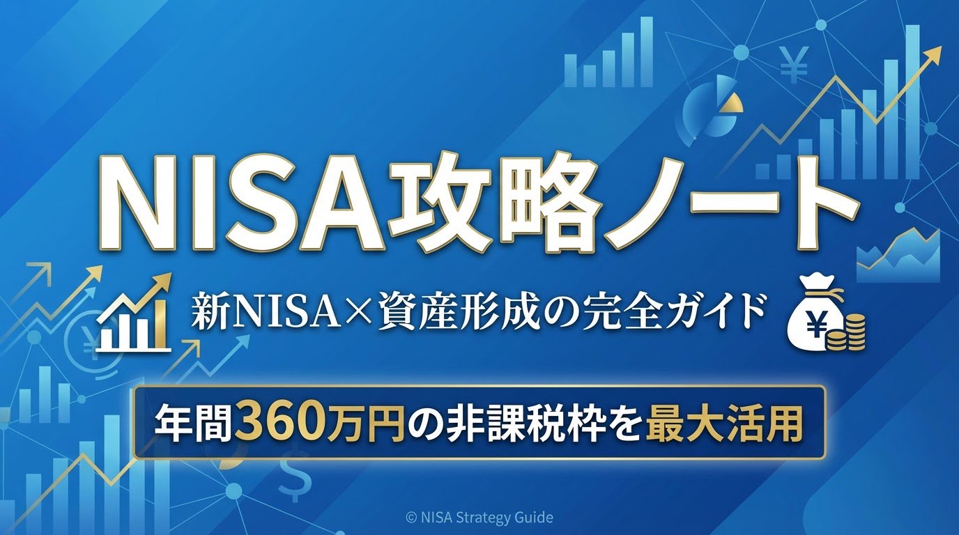 新NISA×相続対策の最適戦略を示すシミュレーション表。相続税の税率表、新NISA資産の相続手続きフロー、生前贈与と相続の比較、配偶者控除・小規模宅地等の特例活用例を図解で説明。